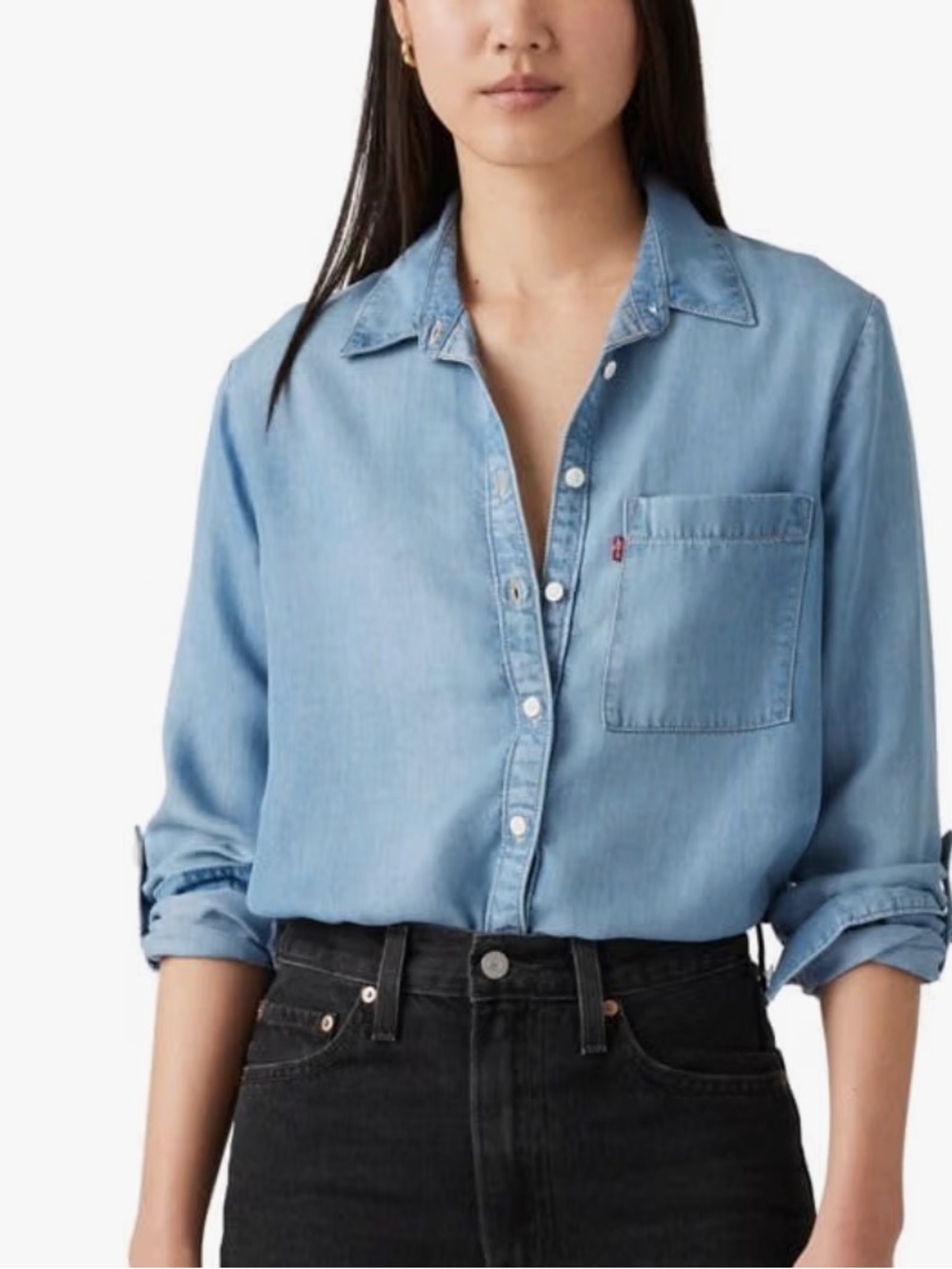 Levi's Women's Light Blue Denim Shirt